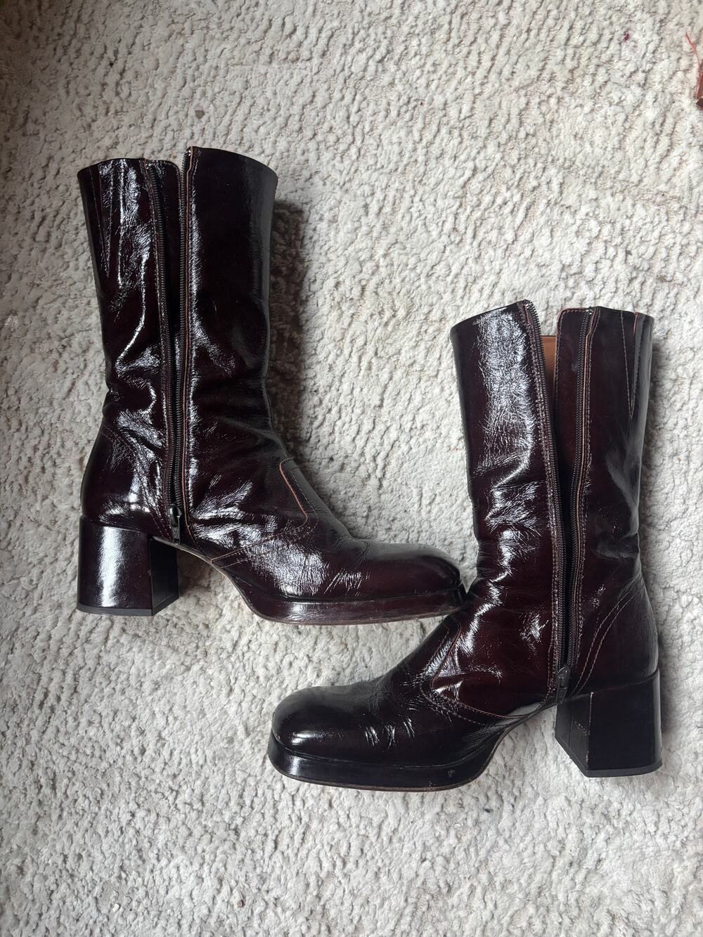 Miista Cass Patent Leather Boots EU40